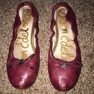 Sam Edelman Felicia Ballet Flat Burgundy